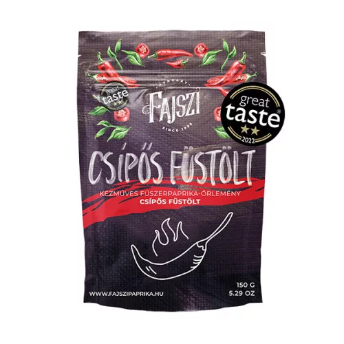 Prémium csípős füstölt fűszerpaprika-őrlemény 150 g - Fajszi Paprika