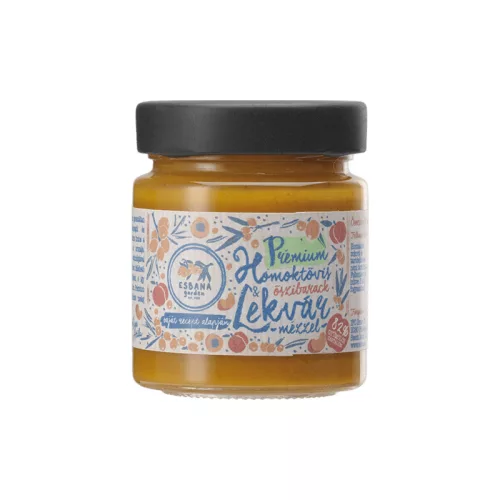 Esbana homoktövis-őszibarack lekvár mézzel 190 g - Fajszi Paprika