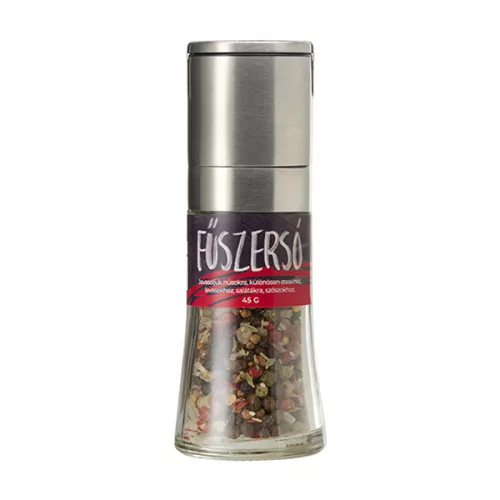 Prémium őrlőfejes fűszersó 45 g - Fajszi Paprika