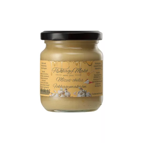 FokhagyMakó mézes-chilis fokhagymakrém 200 g - Fajszi Paprika