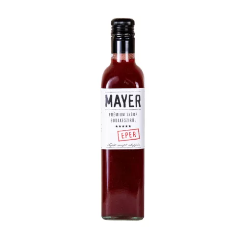 Mayer prémium eper szörp 500 ml - Fajszi Paprika
