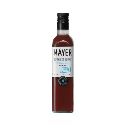 Mayer prémium cukormentes eper szörp 500 ml - Fajszi Paprika