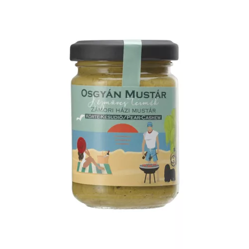 Osgyán Zámori körtés-kesudiós mustár 137 g - Fajszi Paprika