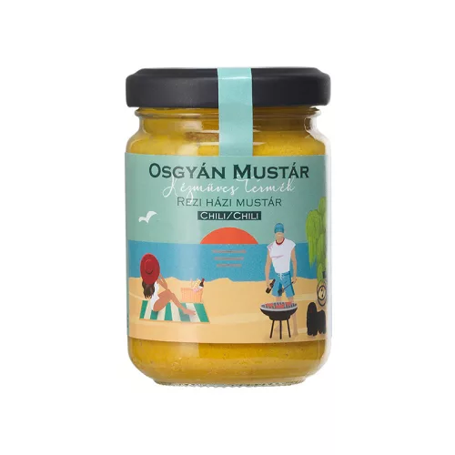 Osgyán Rezi chilis mustár 137 g - Fajszi Paprika