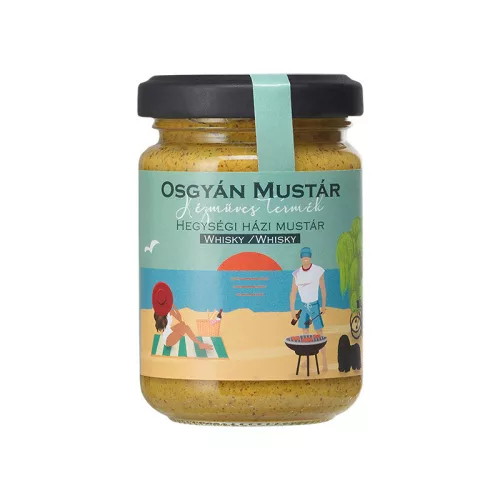 Osgyán Hegységi whiskys mustár 137 g - Fajszi Paprika