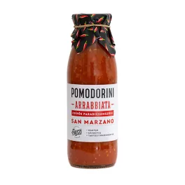 Pomodorini San Marzano arrabiata szósz 500 g - Fajszi Paprika