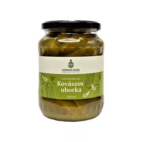 Szorgos Gazda kovászos uborka 720 ml - Fajszi Paprika