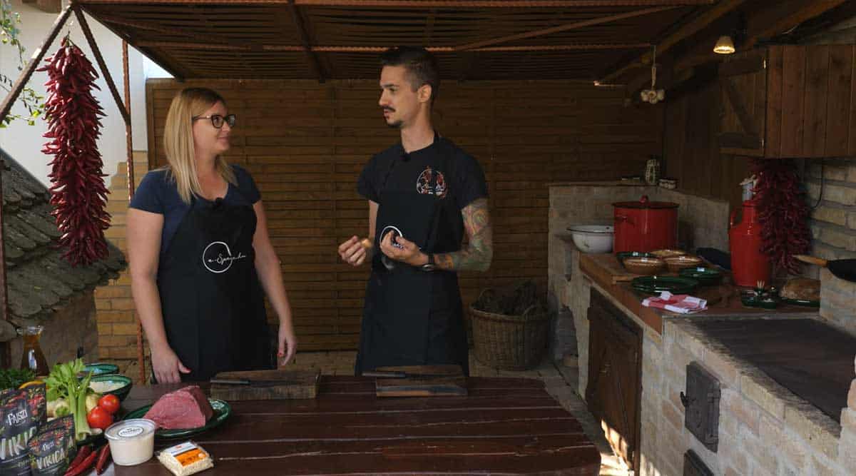 Fajszi Paprika Manufaktúra és e-spejz közös főzés Farkas Richárd séffel