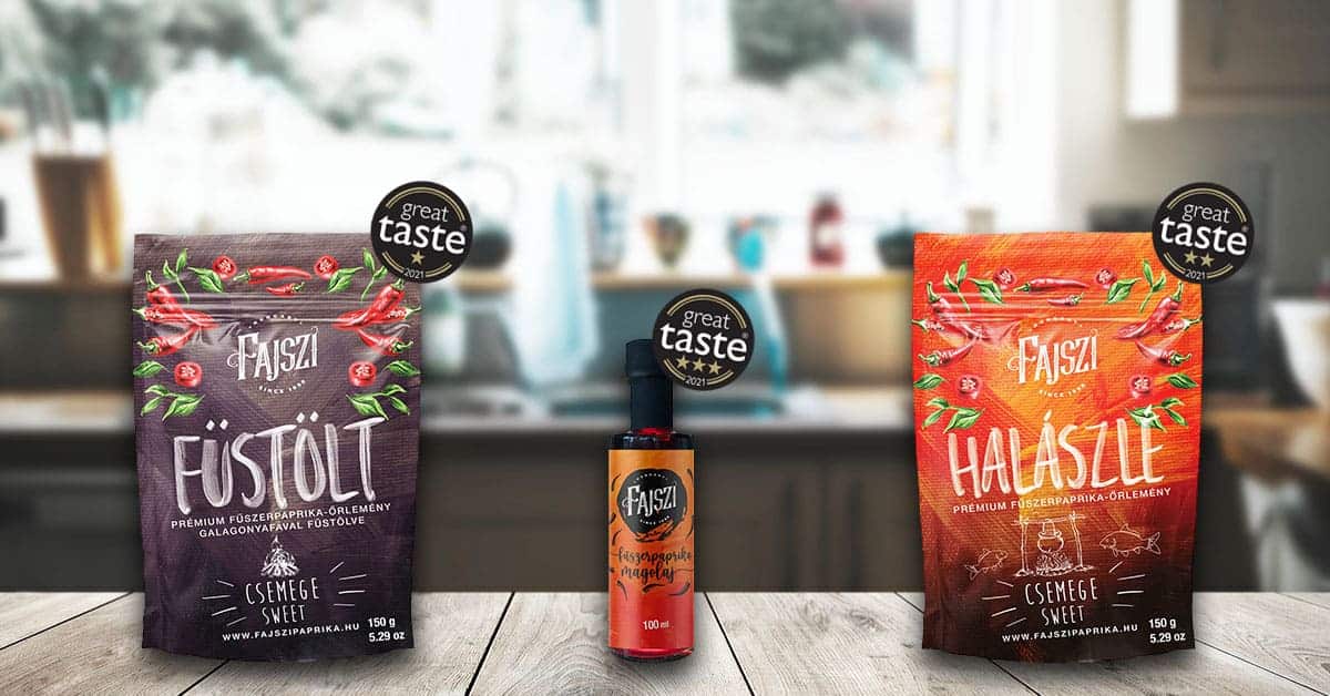 Fajszi Paprika csillageső a Great Taste Awards-on